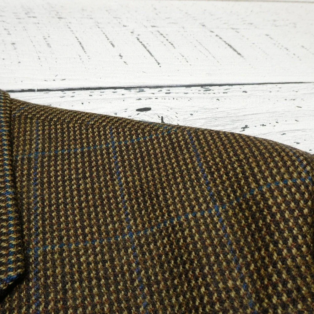 Marshall Field's Blazer Mens 42R Brown Plaid Wool Tweed Sport Coat Jacket Canada